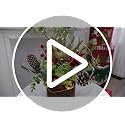 Pine Needle Christmas Lighted Branches Set - 3 Pieces, 90 Lights, Battery Operated