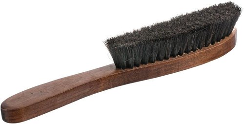 Home-it Hat Brush - Premium Dust Brush with Horse Hair Bristles for Lint Removal | Walnut Hardwood Handle