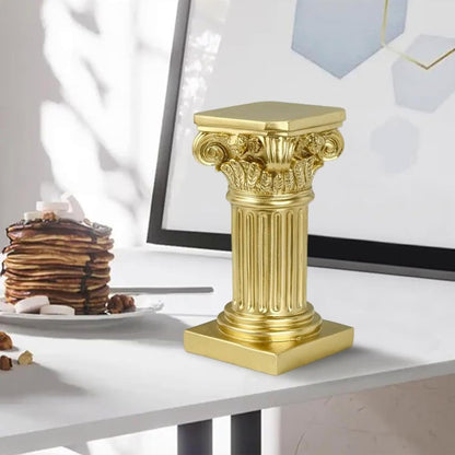 Regine Switzerland Mini Roman Pillar Greek Columns - Classic Resin Statues for Home & Garden Decor