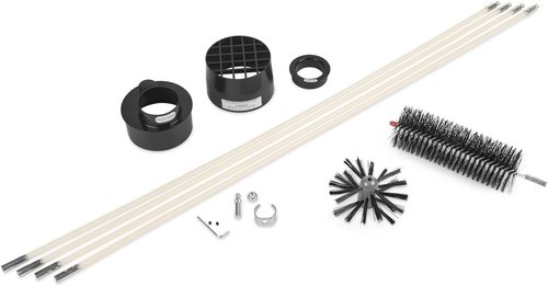 Gardus RLE202 LintEater Dryer Vent Cleaning Kit - Removes Lint, Extends Up to 12’ with 4 Flexible Rods