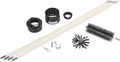 Gardus RLE202 LintEater Dryer Vent Cleaning Kit - Removes Lint, Extends Up to 12’ with 4 Flexible Rods