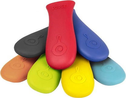 Lodge Silicone Hot Handle Holder - Reusable Heat Protection Up to 500° | Dishwasher Safe for 9" Skillets - Red