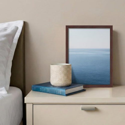 LaVie Home 9x12 Picture Frame - Classic Brown Wall Display Frame with HD Plexiglas | Vertical/Horizontal Use
