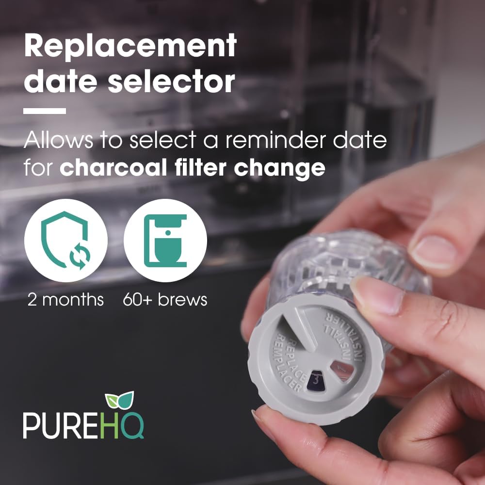 PureHQ Keurig Starter Kit - Replacement for K200, K250, K35, K-Duo & K-Compact | Includes Filter Holder & 3-Pack Water Filters