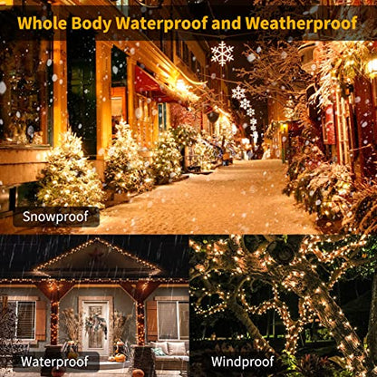 Brightown Battery Operated String Lights - Warm White, 4-Pack, 8 Feet, 20 LEDs