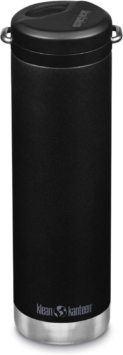 TKWide 20oz Twist Cap Water Bottle - Sleek Black Design for Hydration On-the-Go