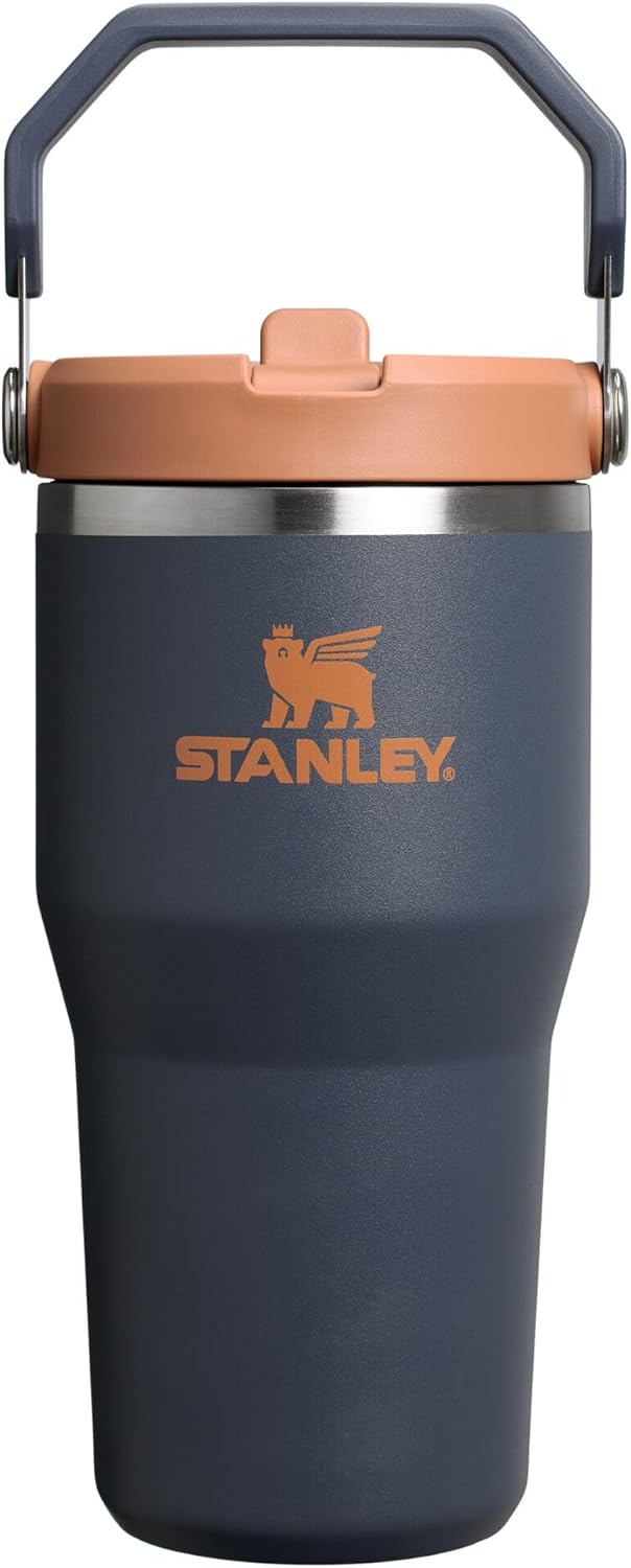 STANLEY IceFlow 2.0 Tumbler - 20 oz Insulated Water Bottle with Flip Straw & Handle | BPA-Free Twilight