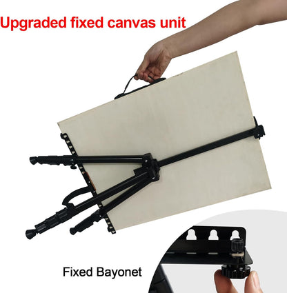 Regine Switzerland Adjustable Art Easel - 66 Inch Folding Aluminum Stand for Painting & Display