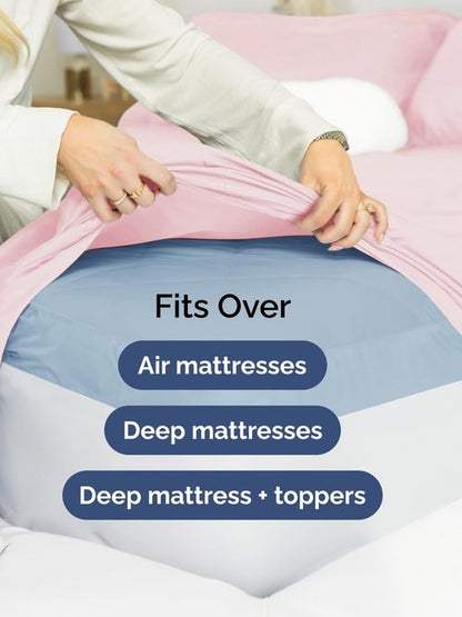 Extra Deep King Sheet Set - 6 Piece Breathable and Cooling Sheets - Hotel Luxury Bedding for Women, Men, Kids & Teens - Easy & Secure Fit - Soft and Wrinkle Free - Extra Deep Pockets - Lavender Pink