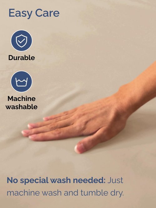 Extra Deep Split King Fitted Sheet - Hotel Luxury Single Fitted Sheet Only - Easily Fits 18 inch to 24 inch Mattress - Ultra Soft, Wrinkle & Fade Free w/Extra Deep Pocket - Breathable & Comfy - Cream