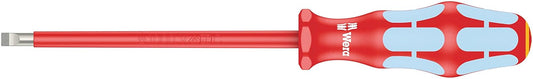 Wera 05022732001 Kraftform VDE Stainless Steel Slotted Screwdriver - 7/32" Head, 3.86" Blade Length