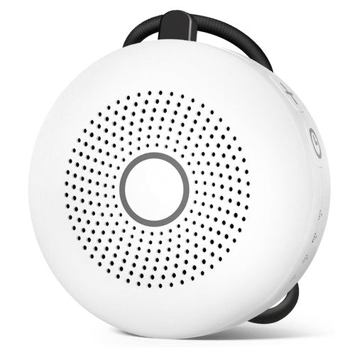 Sleepbox Portable White Noise Machine 30 Soothing Sounds Rechargeable Battery Small for Travel 32 Volume Control Noise Canceling Sleep Machine Sound Therapy for Baby Kids Adults (White)