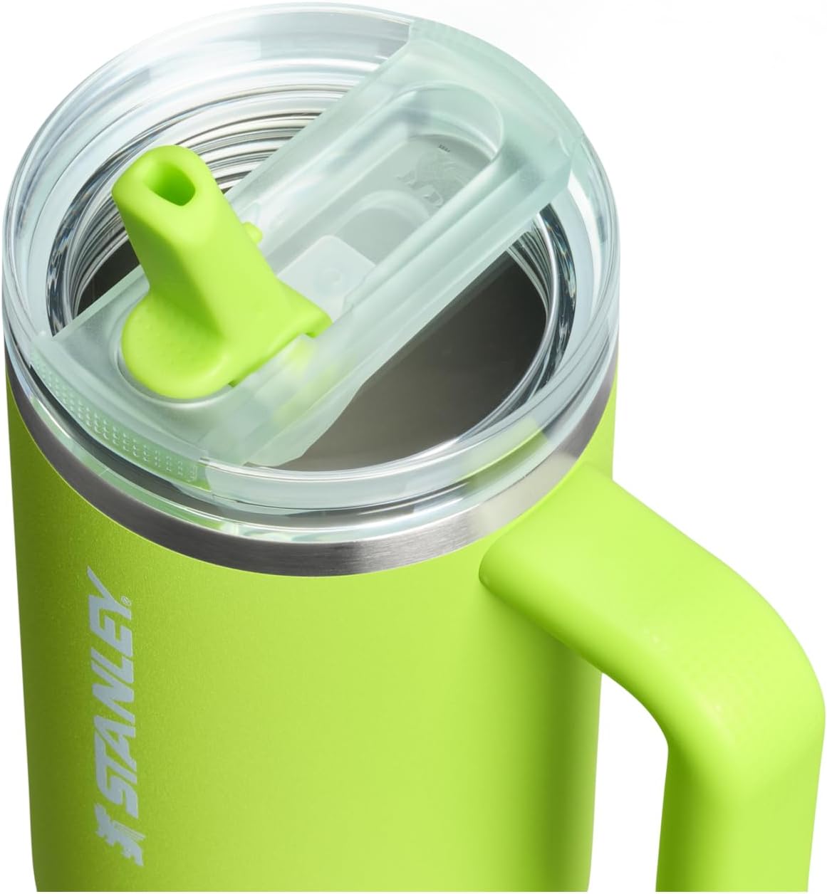 STANLEY Quencher ProTour 30 oz Tumbler - Leakproof Lid, Built-In Straw & Handle | Insulated, BPA-Free, Chartreuse