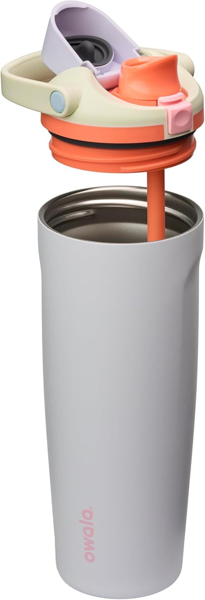 Owala FreeSip Sway Insulated Stainless Steel Water Bottle - 30oz with Two-Way Spout & Built-In Straw | Travel, Sports & School Ready