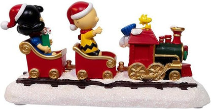 Kurt Adler Musical Train Table Décor - Battery Operated Peanuts Design | Perfect Holiday Decoration