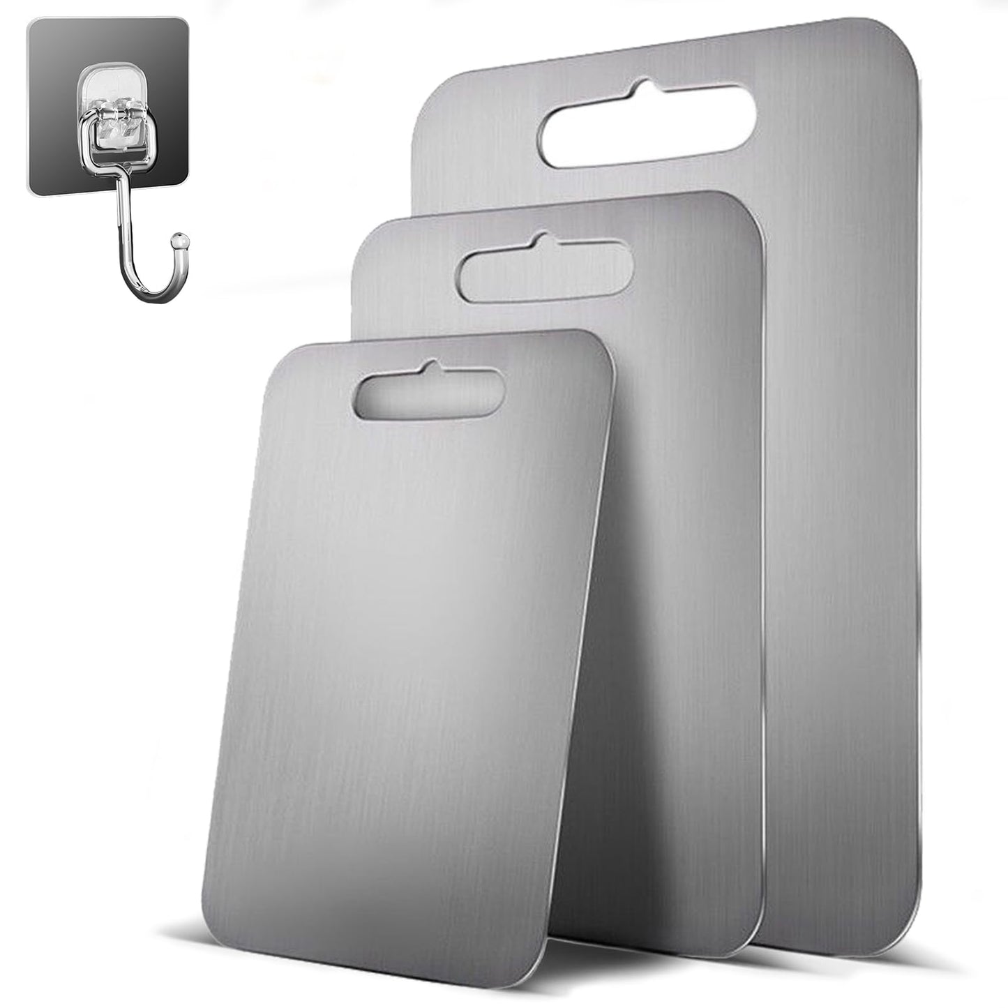 Tivano Titanium Cutting Board - Tavano Cutting Board, 100% Pure Titanium Cutting Boards (L (18 x 12 in))