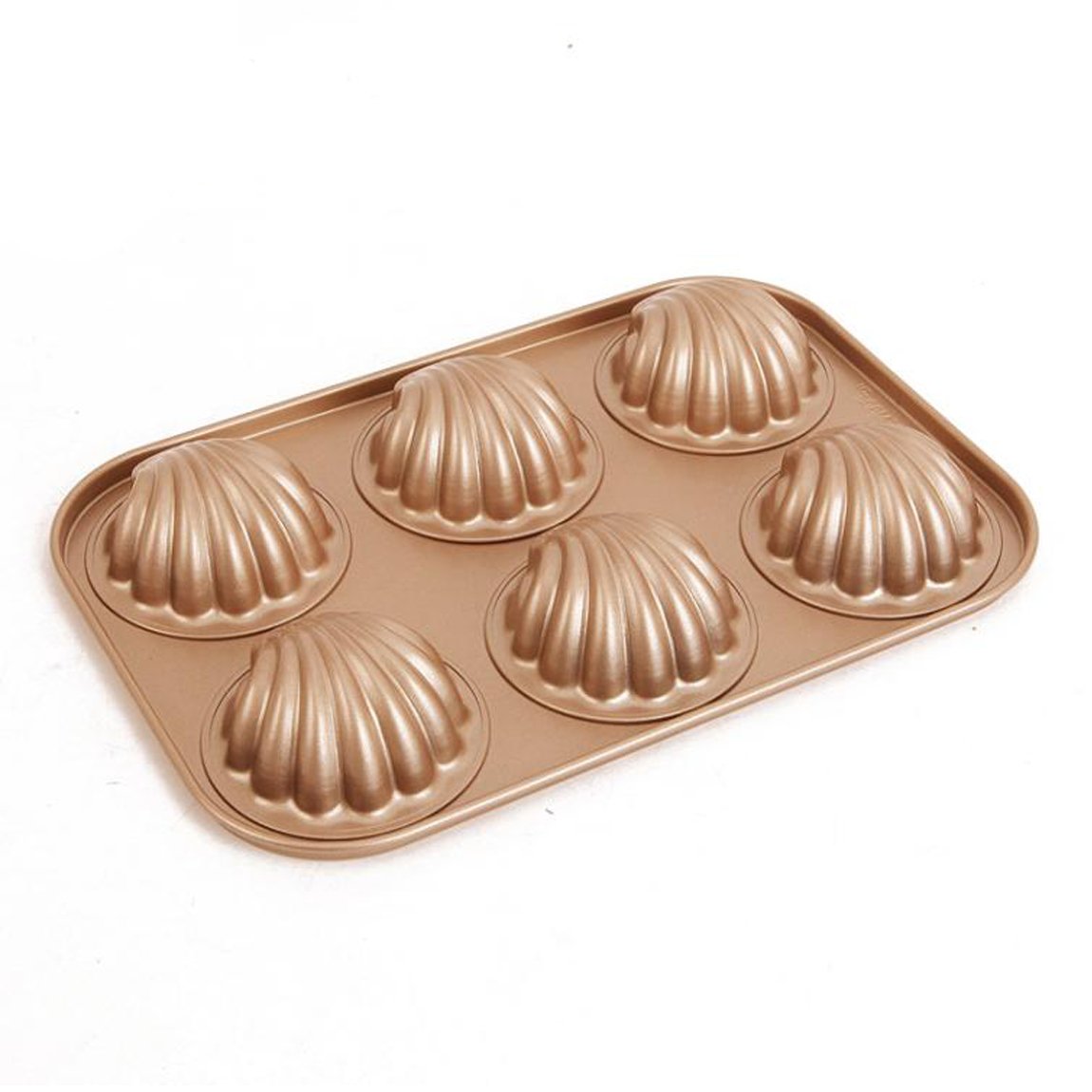 CAN_Deal Non Stick Japanese Sweet Heart Style 12 Cavity Madeleine Baking Mould