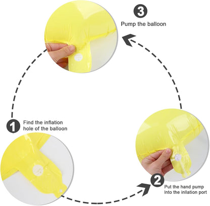 Number Balloons - 40 Inch Yellow 1 Balloon for 1st Birthday Party Decorations & Baby Showers