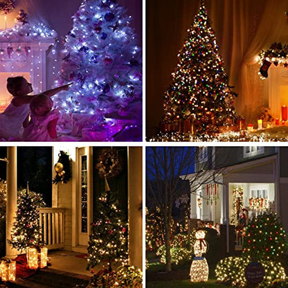 Multicolor Battery Operated Fairy Lights with Remote - 16.4ft String, 10 Colors, 12 Modes