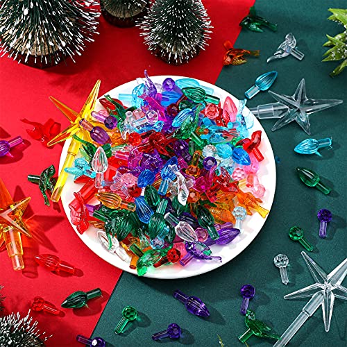 186 Pcs Ceramic Christmas Tree Replacement Lights Set - Multi Color & Stylish