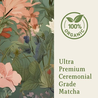 Ceremonia Matcha Green Tea Powder - Ultra Premium Ceremonial Grade, First Harvest, 1.0 oz / 30g