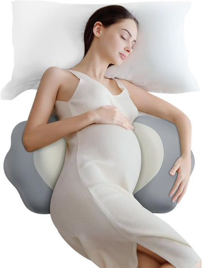 Regine Switzerland Memory Foam Pregnancy Pillow - Adjustable Maternity Support for Side Sleepers