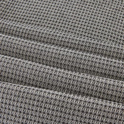 Gray Textured Chenille Bed Runner 19x71in with Fringe - Modern Bedroom Decor