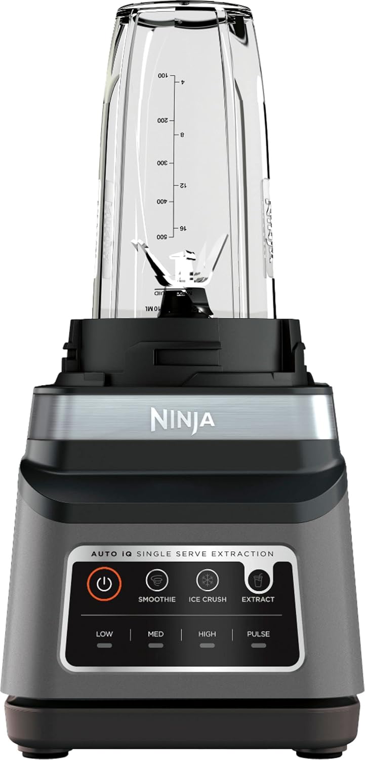 Ninja BN751 Duo Plus Blender - Auto IQ Technology for Effortless Blending | Renewed Model