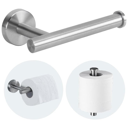 Sotuai Toilet Paper Holder - SUS 304 Stainless Steel Toilet Paper Holder Wall Mount, Toilet Paper Roll Holder for Bathroom, Kitchen, Washroom - Brushed Nickel