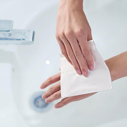 JollyPack 1000 Count White Beverage Napkins - 1-Ply Cocktail & Lunch Paper Napkins | 4.9 x 4.9 Folded, 9.8 x 9.8 Unfolded