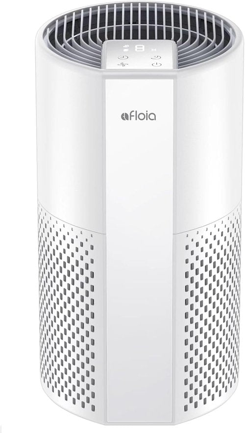 Afloia Air Purifier - 4-Stage Filtration System for Pets | Quiet Operation for Rooms Up to 1076 ft² - Pluto White