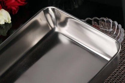 Heavy Duty Stainless Steel Baking Sheet by [Brand Name] - Superior Mirror Finish | Dishwasher Safe, 9.65 x 11.8 x 2.36 Inches