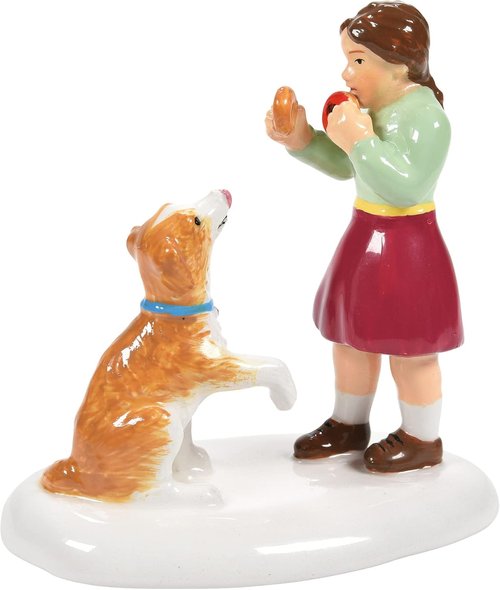 Department 56 Good Boy Figurine | Snow Village Accessory - 2.64 Inch, Multicolor Decor
