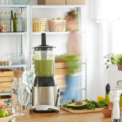 Ninja Universal Blender Tamper Stick Tool - 11.22 Inch Plastic Plunger for Smoothies & Blending