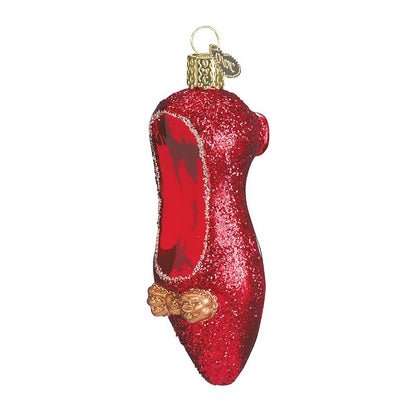 Old World Christmas Red Slipper Ornament - Classic Variation