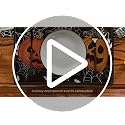Black Pumpkin Spider Web Halloween Placemats Set of 4 - 12 x 18 Inch Seasonal Fall Table Decor