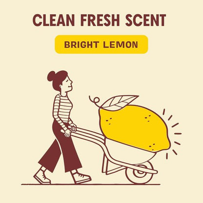 Aunt Fannie's Hardwood Floor Cleaner - Vinegar-Free Plant-Based Solution | Bright Lemon Scent, 32 oz (Pack of 3)