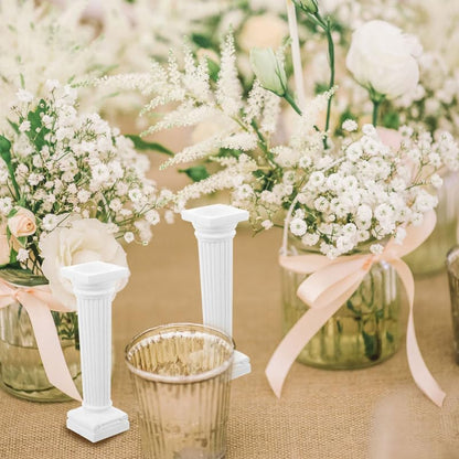 VOSAREA Mini Roman Column Decoration - 6Pcs Pillars for Photography & Wedding Decor | Sand Table Accent