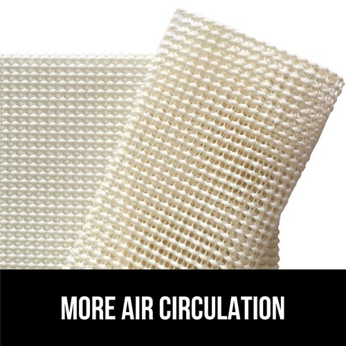 GORILLA GRIP Extra Strong Rug Pad Gripper, Grips Keep Area Rugs Safe and in Place, Thick, Slip and Skid Resistant Pads for Hard Floors Under Carpet Mat Cushion and Hardwood Floor Protection 2x3 FT