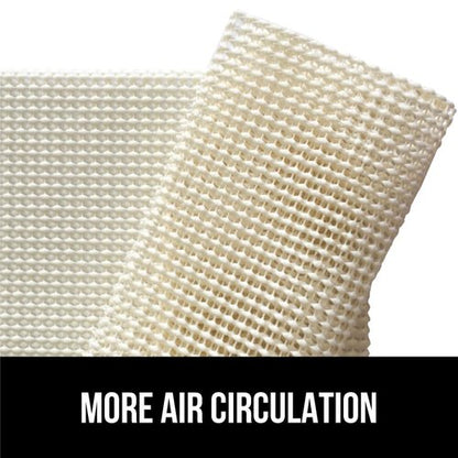 GORILLA GRIP Extra Strong Rug Pad Gripper, Grips Keep Area Rugs Safe and in Place, Thick, Slip and Skid Resistant Pads for Hard Floors Under Carpet Mat Cushion and Hardwood Floor Protection 2x3 FT