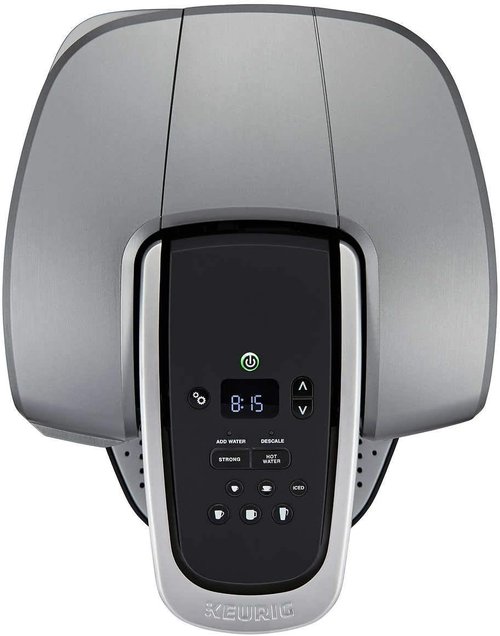 Keurig K-Elite C Single Serve Coffee Maker - Brushed Silver with Water Filter & My K-Cup, 15 Cups