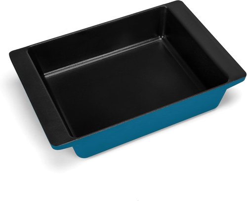 All American 1930 XL Bake Pan - Durable Ceramic Non-Stick Coating - Berry Blue - PFAS Free & Oven Safe