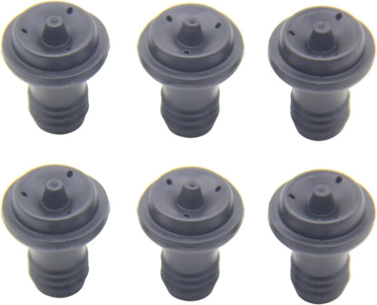 Wine Saver Vacuum Stoppers Pack of 6 Rubber Wine Stoppers, for Wine Saver Vacuum Pump Preserver, Bottle Rubber Corks to Preserve Wine Flavor Best Wine Air Vacuum Stoppers To Keep Wine Fresh