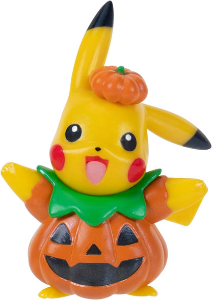 Pokemon Halloween Calendar 2025 - 11 Battle Figures & 5 Chipboard Accessories Included