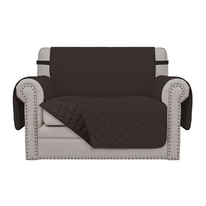 Easy-Going Oversized Chair Sofa Slipcover Reversible Sofa Cover Water Resistant Couch Cover Furniture Protector Cover with Elastic Straps for Pets Dog (Oversized Chair, Chocolate/Chocolate)