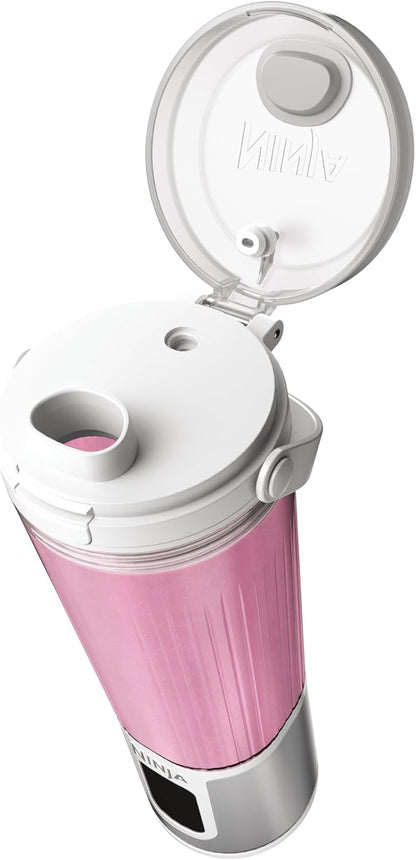 Ninja BC151WH Portable Blender - Cordless 18oz Personal Blender for Smoothies & Shakes | BPA-Free, Leakproof, USB-C Rechargeable, Dishwasher Safe