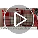 Christmas Pillow Covers 18x18 Pack of 2 Red Plaid Waterproof Home Decor