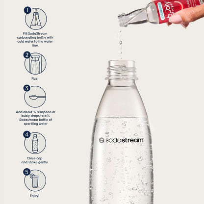 SodaStream Quick Connect CQC 60L CO2 Stock-Up Bundle - Includes Bubly 3-Pack for Refreshing Drinks
