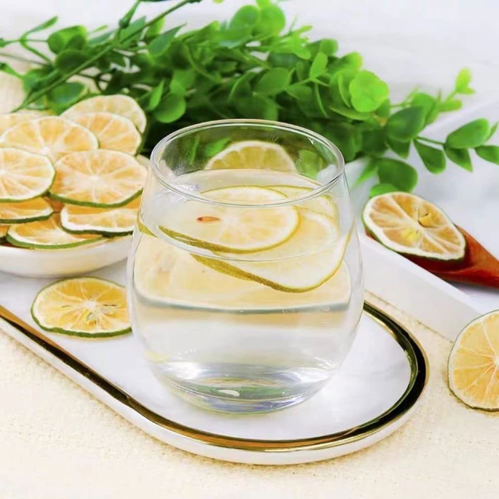 Dried lemon slices 3.88oz Sliced Green Lemon Cold brewing tea Hot drink green lemon dried tea Lemon Tea 110g