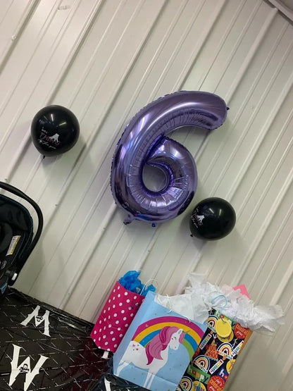 Purple Number 20 Balloon - 40 Inch 20th Birthday Decoration for Girls & Boys Party Supplies